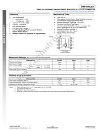 DMP3098LSS-13 Datasheet Cover