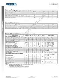 DMP3099L-13 Datasheet Page 2