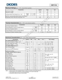 DMP3125L-13 Datasheet Page 2
