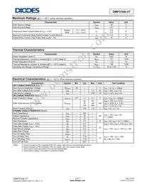 DMP3164LVT-7 Datasheet Page 2