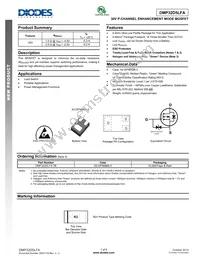DMP32D5LFA-7B Datasheet Cover