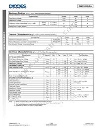 DMP32D5LFA-7B Datasheet Page 2