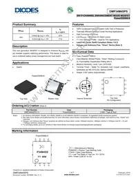 DMP34M4SPS-13 Datasheet Cover