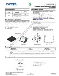 DMP4011SPS-13 Datasheet Cover