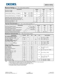 DMP4011SPSQ-13 Datasheet Page 2