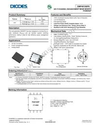 DMP4015SPS-13 Datasheet Cover