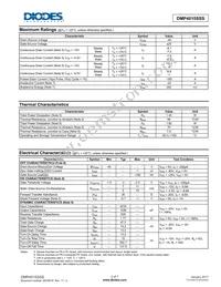 DMP4015SSS-13 Datasheet Page 2
