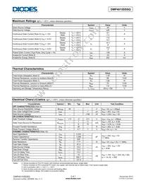 DMP4015SSSQ-13 Datasheet Page 2