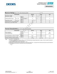 DMP4050SSS-13 Datasheet Page 2