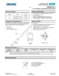 DMP4051LK3-13 Datasheet Cover