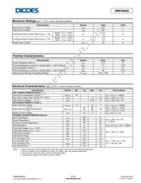 DMP4065S-13 Datasheet Page 2
