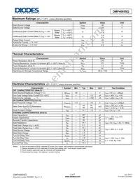 DMP4065SQ-13 Datasheet Page 2
