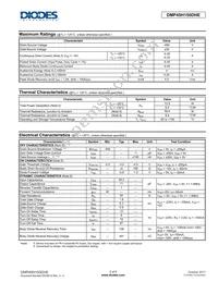 DMP45H150DHE-13 Datasheet Page 2
