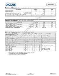 DMP510DL-13 Datasheet Page 2