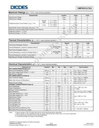 DMP6023LFGQ-7 Datasheet Page 2