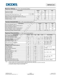 DMP6023LSS-13 Datasheet Page 2