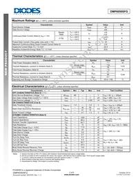 DMP6050SFG-7 Datasheet Page 2