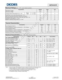 DMP6050SPS-13 Datasheet Page 2