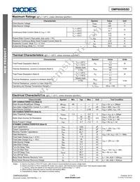 DMP6050SSD-13 Datasheet Page 2