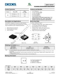 DMP6110SFDF-13 Datasheet Cover