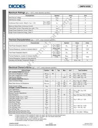 DMP6185SE-7 Datasheet Page 2