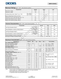 DMP6185SEQ-13 Datasheet Page 2