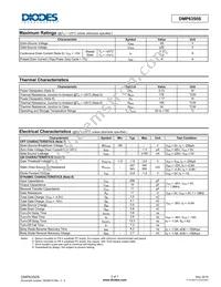 DMP6350S-13 Datasheet Page 2