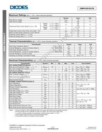 DMPH3010LPS-13 Datasheet Page 2