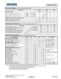 DMPH3010LPSQ-13 Datasheet Page 2