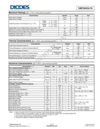 DMPH4029LFG-7 Datasheet Page 2