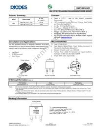 DMPH6050SK3-13 Datasheet Cover