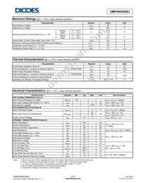 DMPH6050SK3-13 Datasheet Page 2