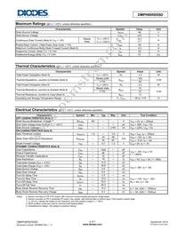 DMPH6050SSD-13 Datasheet Page 2
