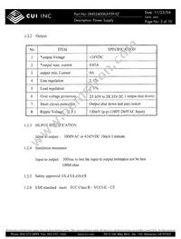 DMS240063-P5P-SZ Datasheet Page 3