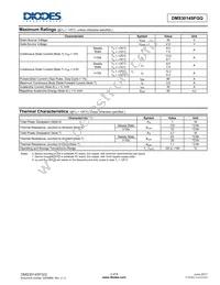 DMS3014SFGQ-13 Datasheet Page 2