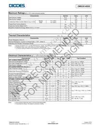 DMS3014SSS-13 Datasheet Page 2