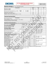 DMS3016SSS-13 Datasheet Page 2