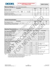 DMS3016SSSA-13 Datasheet Page 2