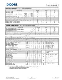 DMT10H009LCG-7 Datasheet Page 2