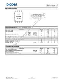 DMT10H010LPS-13 Datasheet Page 2