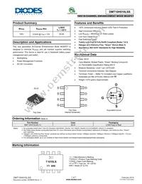 DMT10H010LSS-13 Datasheet Cover