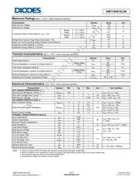 DMT10H010LSS-13 Datasheet Page 2