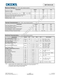 DMT10H014LSS-13 Datasheet Page 2