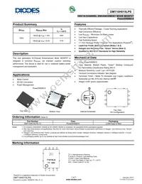 DMT10H015LPS-13 Datasheet Cover