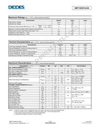 DMT10H015LSS-13 Datasheet Page 2