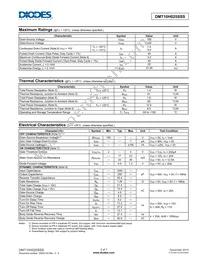 DMT10H025SSS-13 Datasheet Page 2