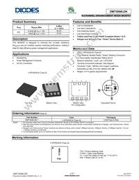 DMT3006LDK-7 Datasheet Cover