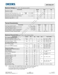 DMT3006LFDF-13 Datasheet Page 2