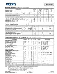 DMT3006LPB-13 Datasheet Page 2