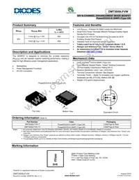 DMT3009LFVW-13 Datasheet Cover
